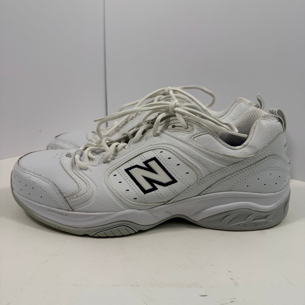 New Balance 623 Mens Walking Shoes White Leather Comfort Size US 11 - Picture 2 of 12